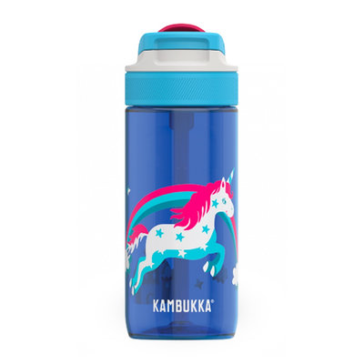Gourde licorne arc en ciel Lagoon Rainbow Unicorn  tritan sans BPA anti fuite