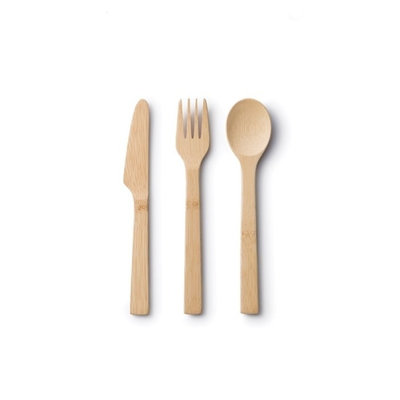 Couverts en bambou pour adultes