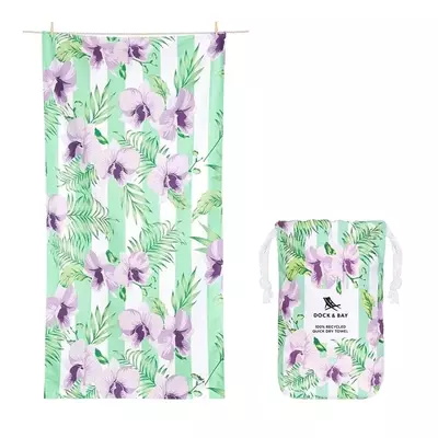 Serviette de plage - orchidée