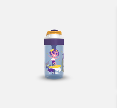 Gourde lagoon surf girl 400 ml tritan sans BPA anti fuite